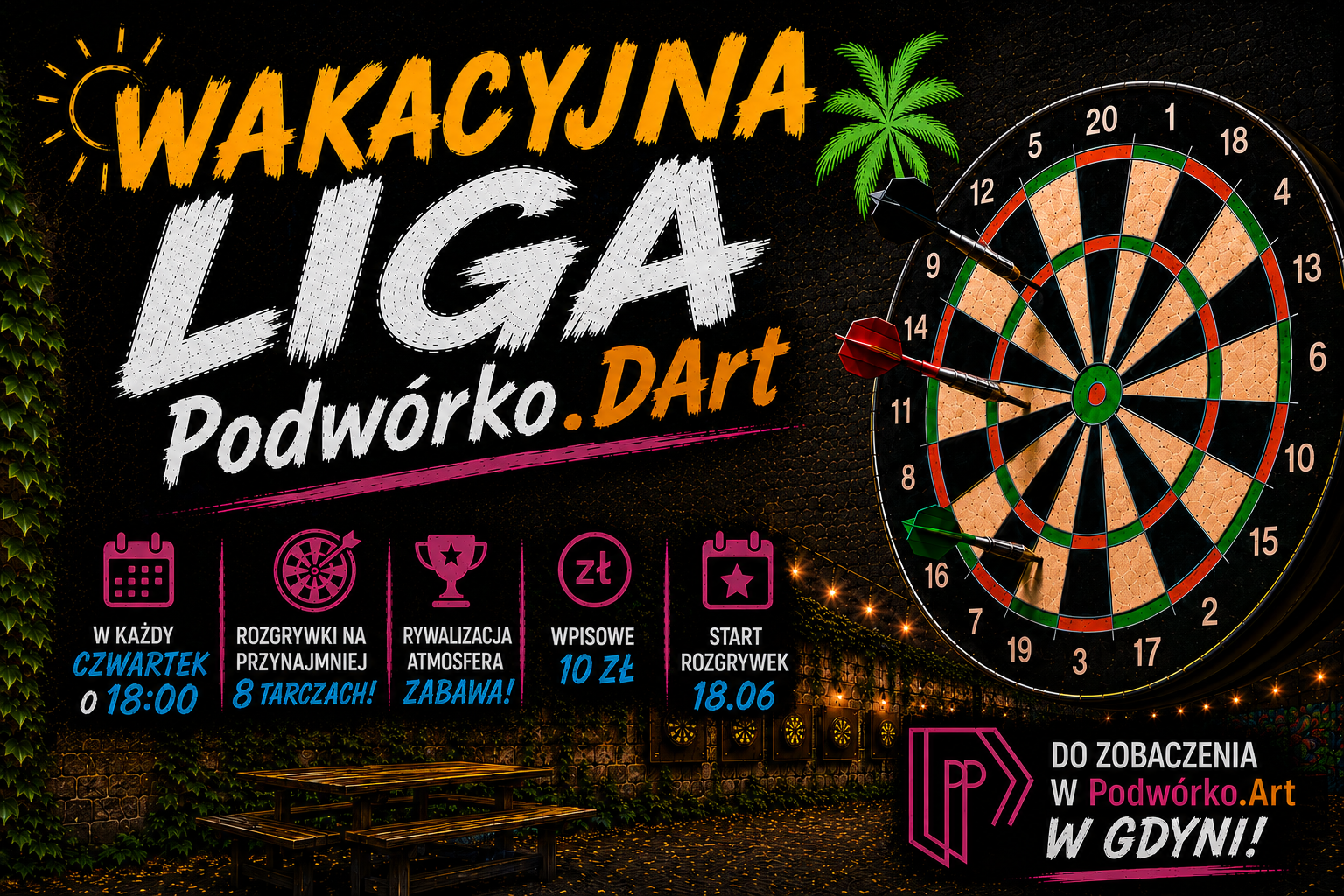 Wakacyjna Liga Podwórko.Dart